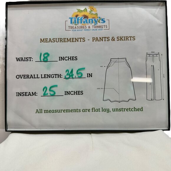 Chicos Size 2.5 Ankle Pants Womens L 14 White Rayon Blend Stretch Comfort Fit - Picture 7 of 8